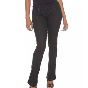 Lovesick Hot Topic Women 3 Black Denim Punk Grunge Gothic Rocker Boot Jeans NWT